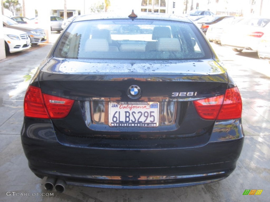 2010 3 Series 328i Sedan - Monaco Blue Metallic / Beige photo #3