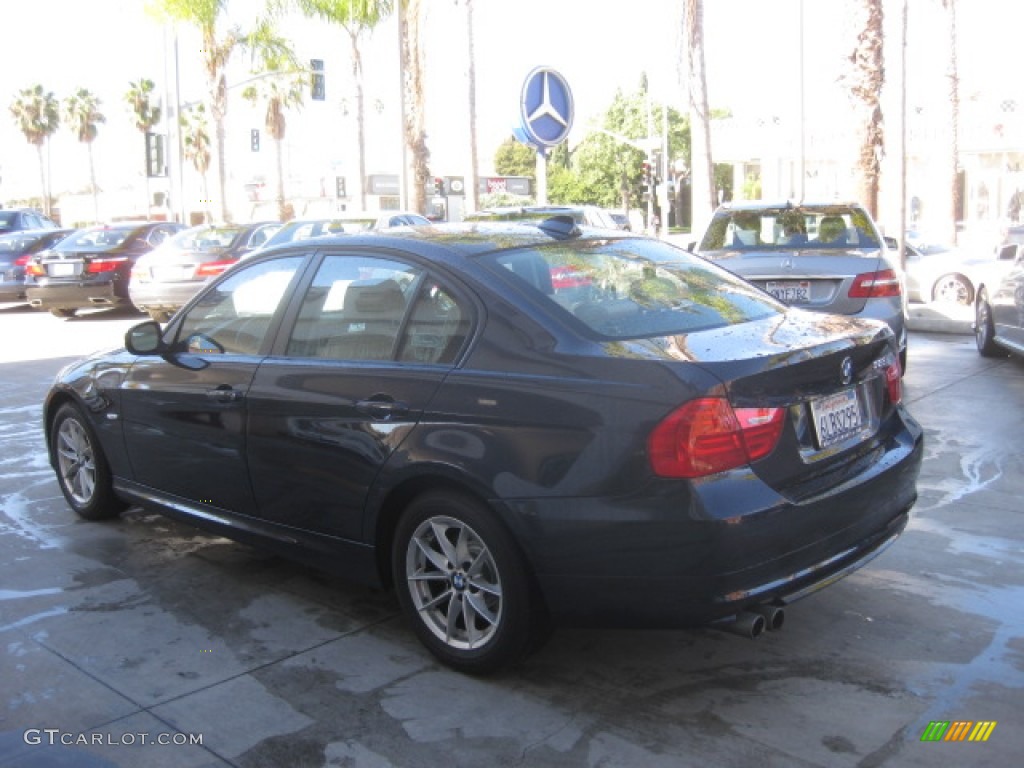 2010 3 Series 328i Sedan - Monaco Blue Metallic / Beige photo #4