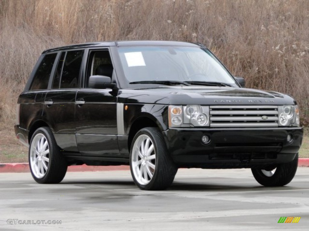 2005 Range Rover HSE - Java Black Pearl / Charcoal/Jet photo #10