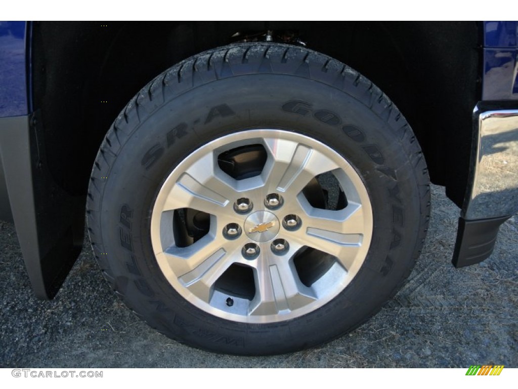 2014 Silverado 1500 LTZ Z71 Double Cab 4x4 - Blue Topaz Metallic / Jet Black photo #19