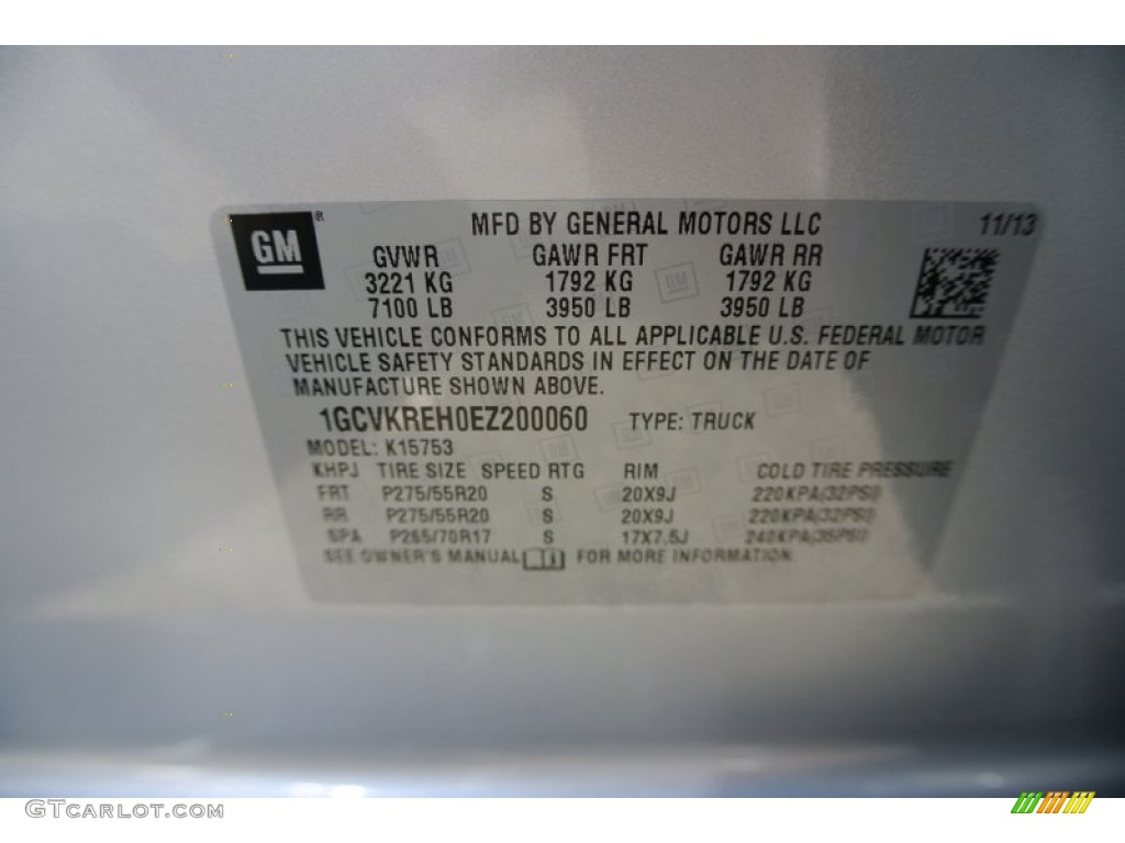 2014 Silverado 1500 LT Double Cab 4x4 - Silver Ice Metallic / Jet Black photo #7