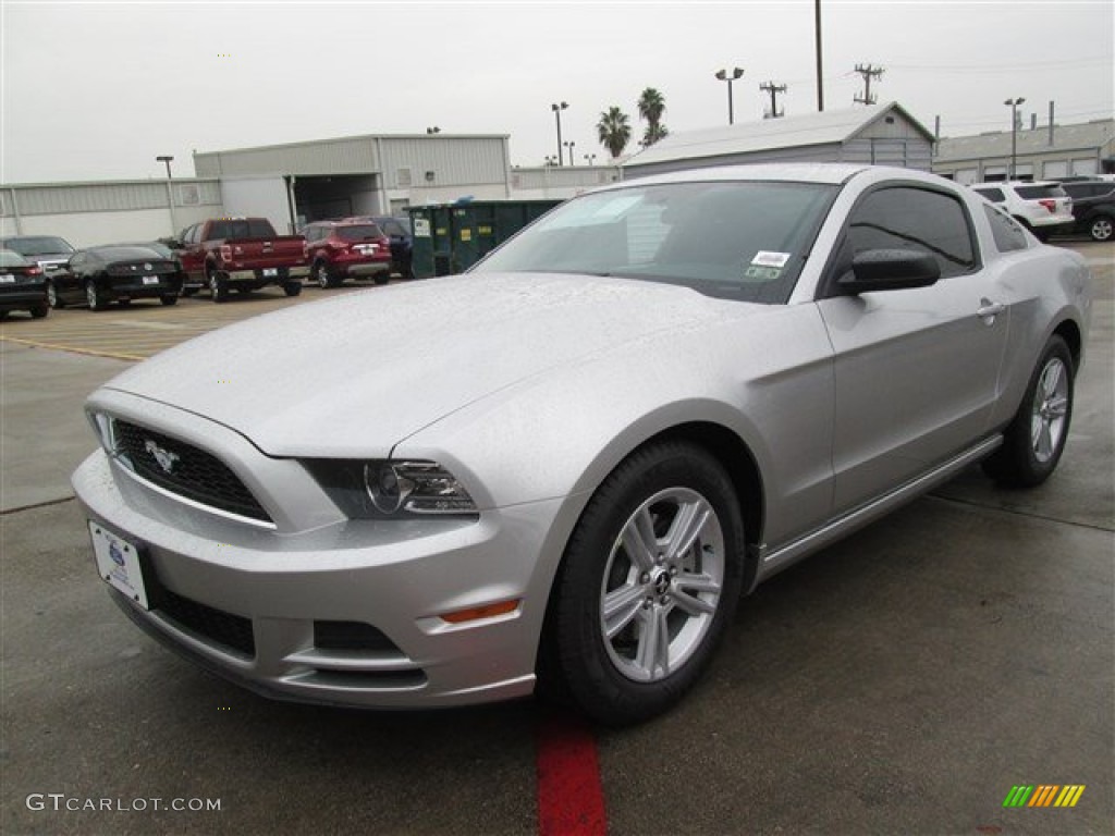 2014 Mustang V6 Coupe - Ingot Silver / Charcoal Black photo #1