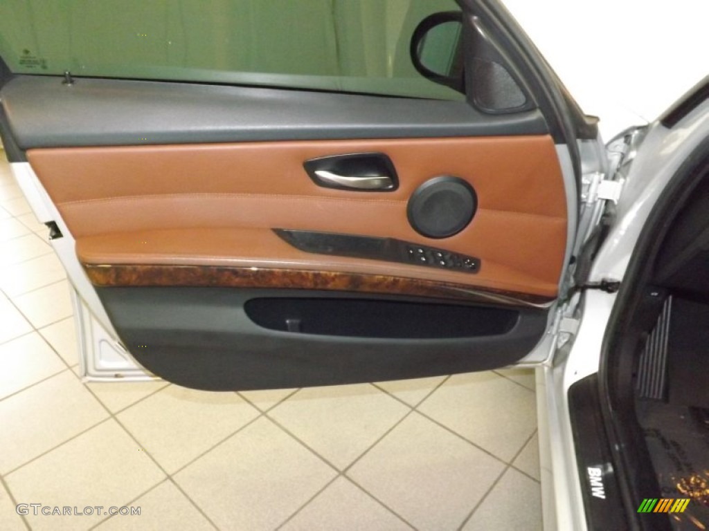 2008 3 Series 328i Sedan - Titanium Silver Metallic / Saddle Brown/Black photo #11