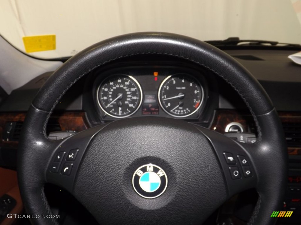 2008 3 Series 328i Sedan - Titanium Silver Metallic / Saddle Brown/Black photo #19