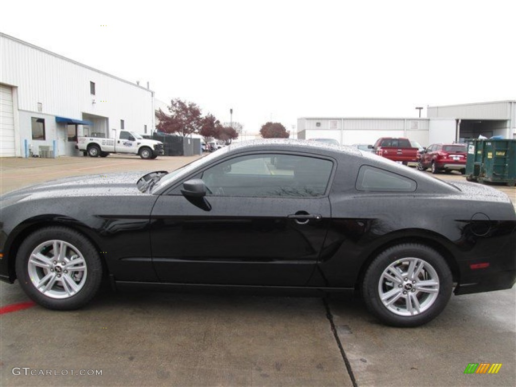 2014 Mustang V6 Coupe - Black / Charcoal Black photo #2