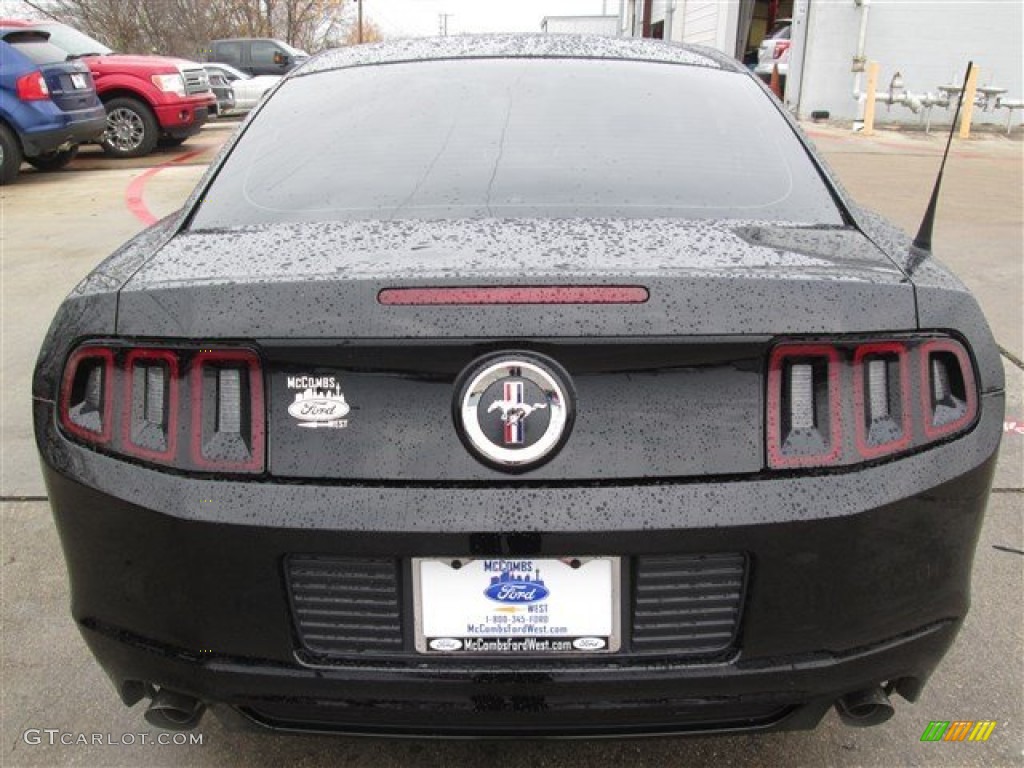 2014 Mustang V6 Coupe - Black / Charcoal Black photo #4