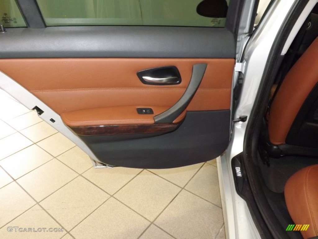 2008 3 Series 328i Sedan - Titanium Silver Metallic / Saddle Brown/Black photo #23