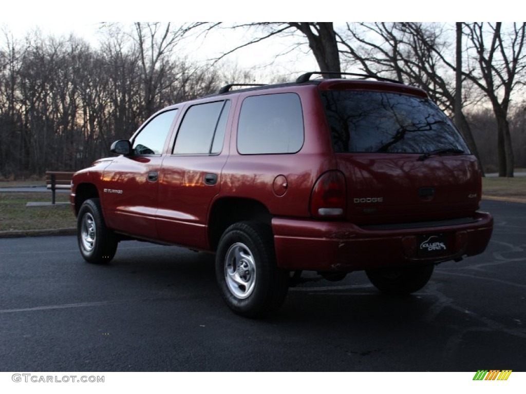 1999 Durango SLT 4x4 - Chili Pepper Red Pearlcoat / Camel/Tan photo #5