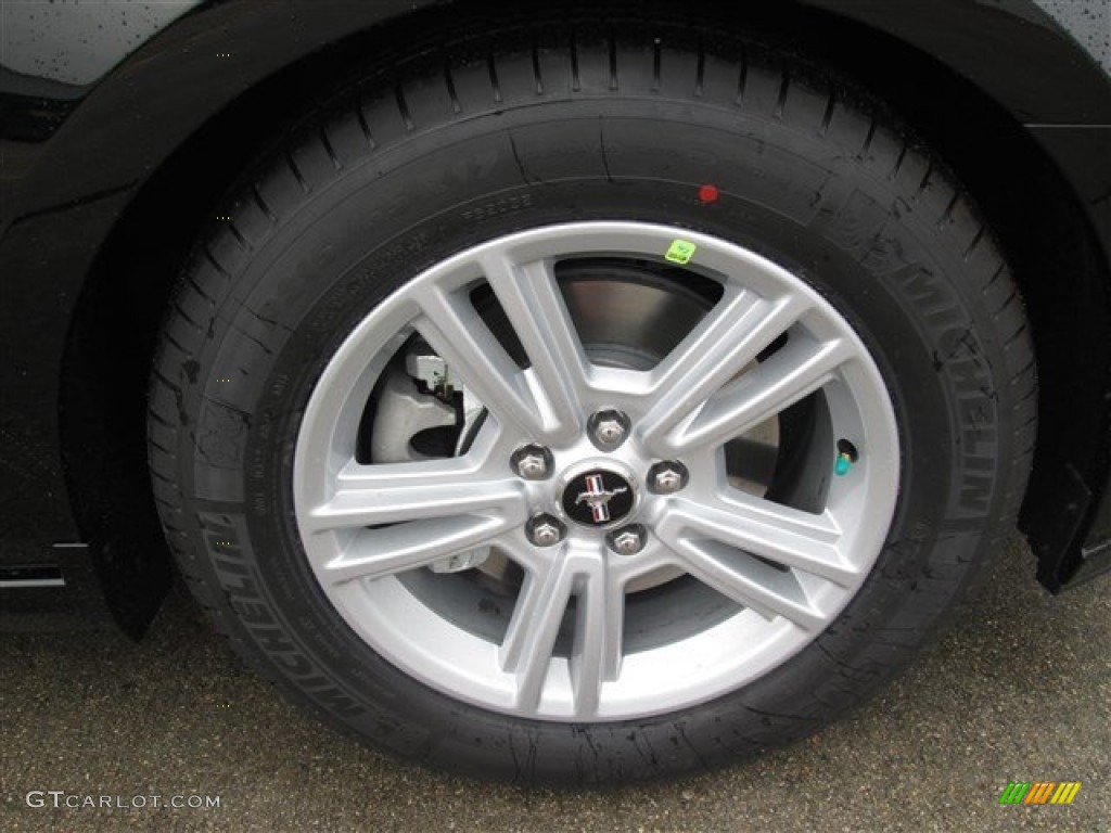 2014 Mustang V6 Coupe - Black / Charcoal Black photo #8