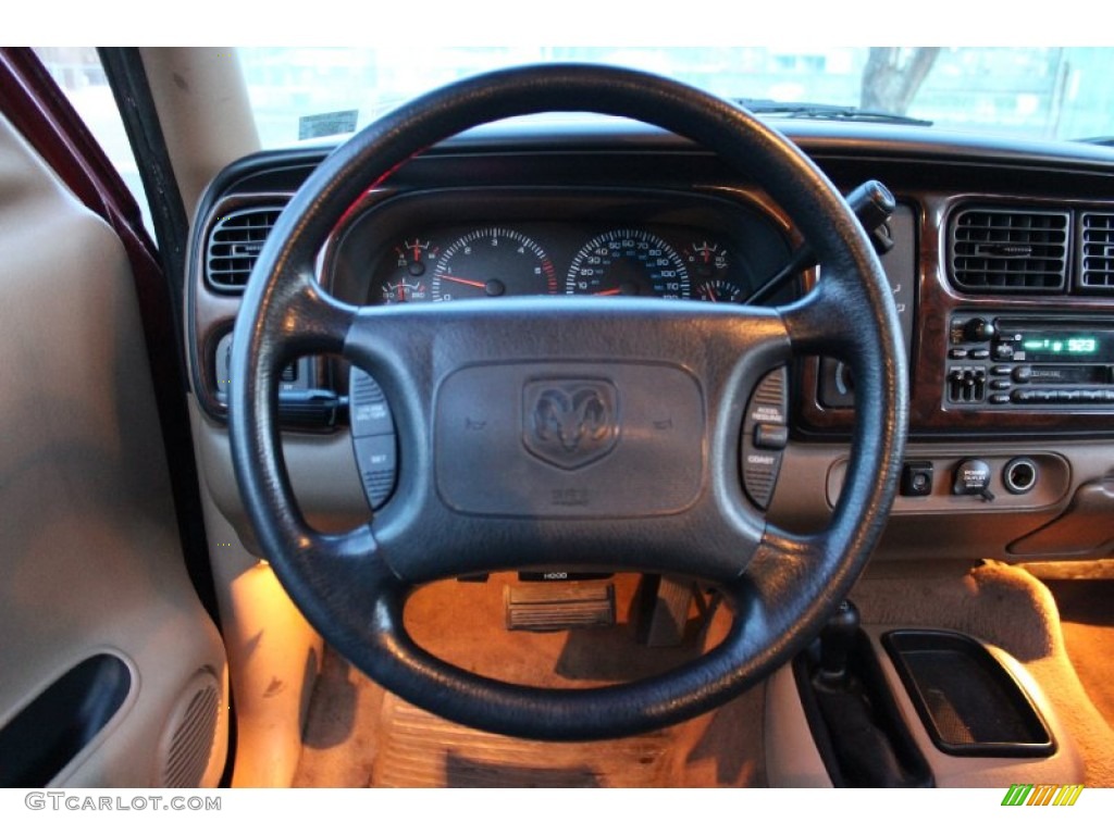 1999 Durango SLT 4x4 - Chili Pepper Red Pearlcoat / Camel/Tan photo #7