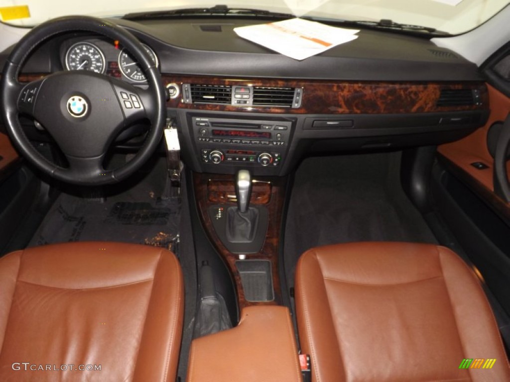 2008 3 Series 328i Sedan - Titanium Silver Metallic / Saddle Brown/Black photo #29