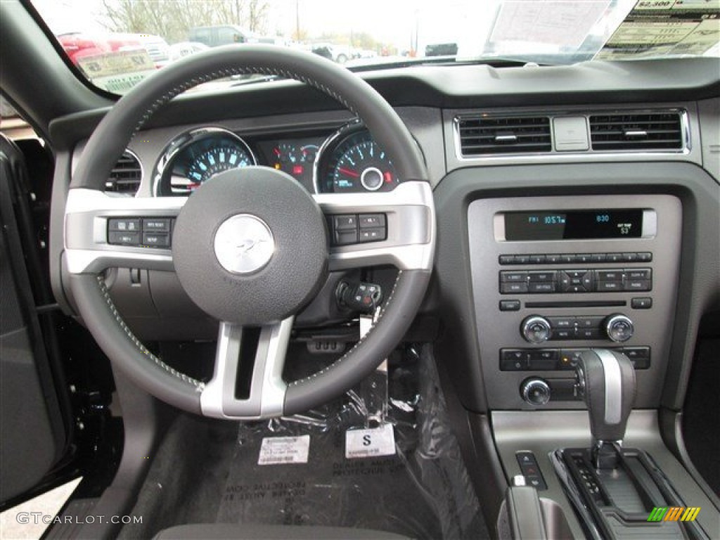 2014 Mustang V6 Coupe - Black / Charcoal Black photo #14