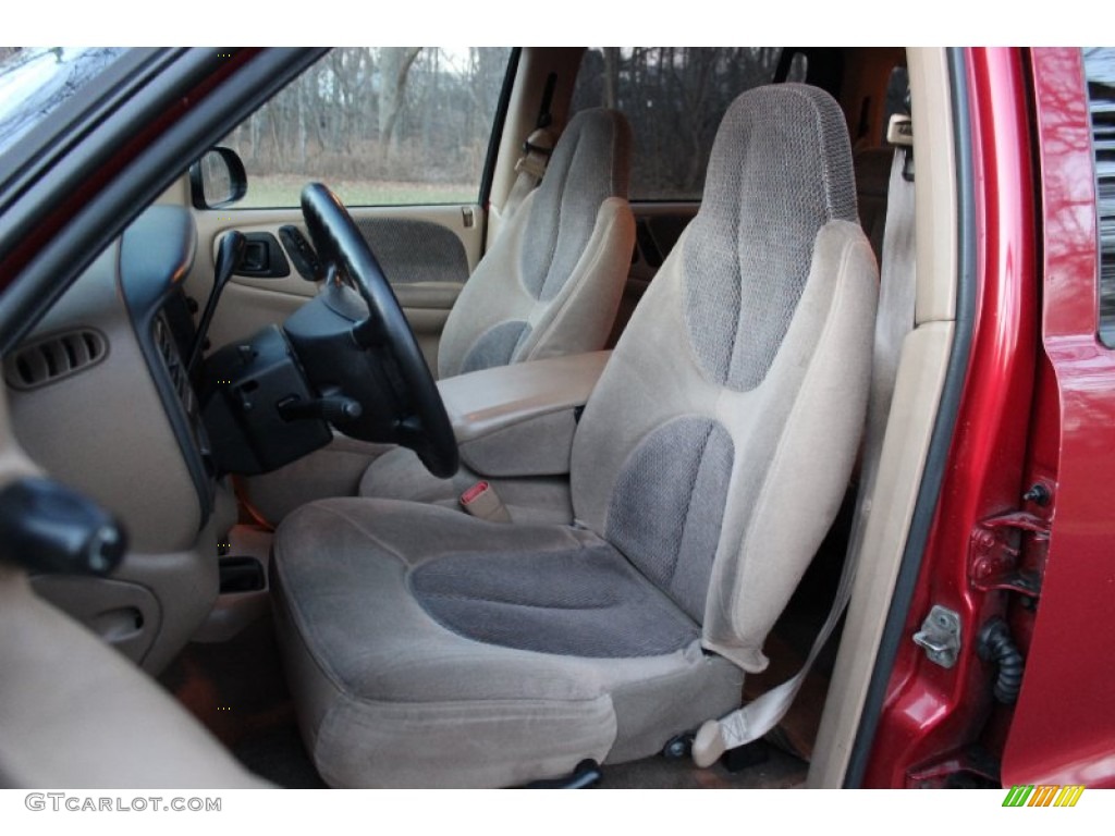 1999 Durango SLT 4x4 - Chili Pepper Red Pearlcoat / Camel/Tan photo #15