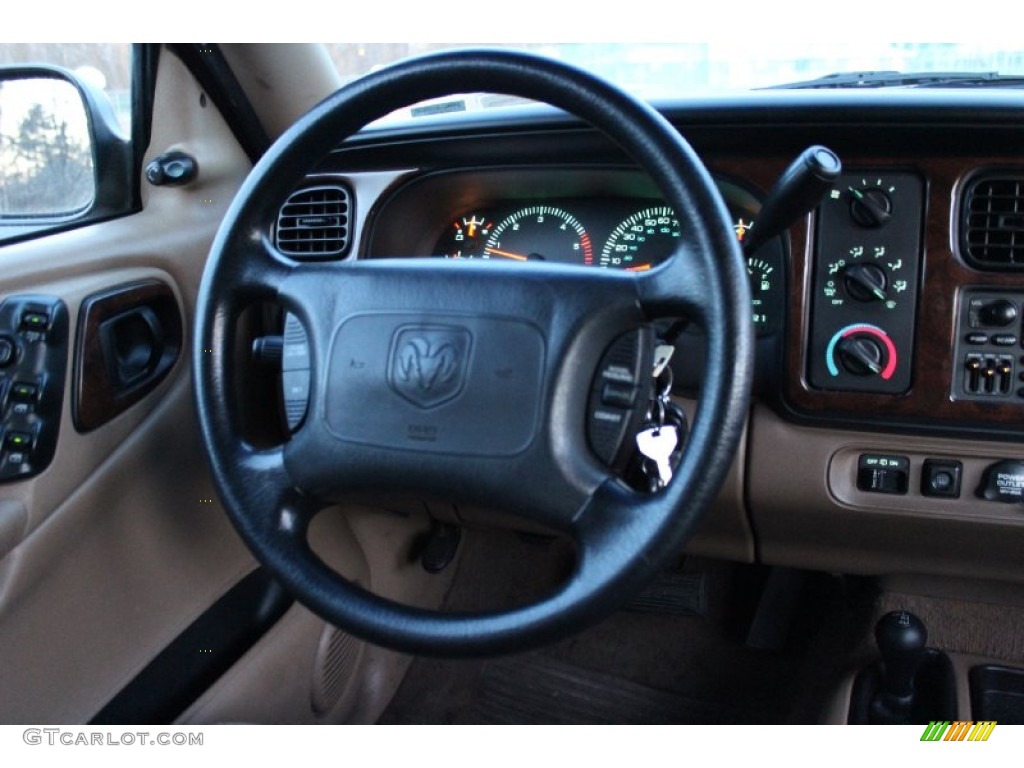 1999 Durango SLT 4x4 - Chili Pepper Red Pearlcoat / Camel/Tan photo #30