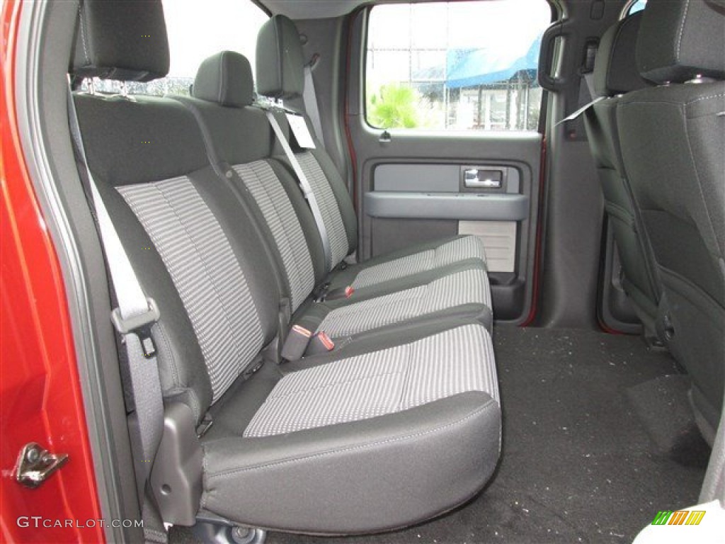 Black Interior 2014 Ford F150 STX SuperCrew Photo #89255671
