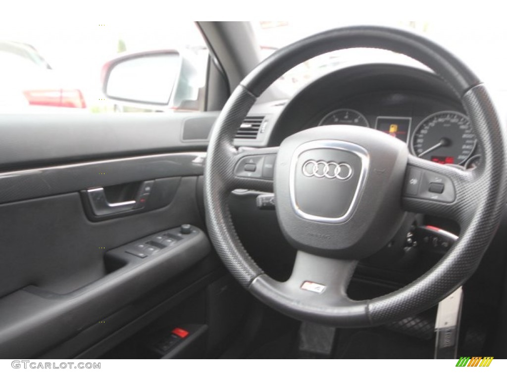 2008 S4 4.2 quattro Sedan - Brilliant Red / Black/Black photo #37