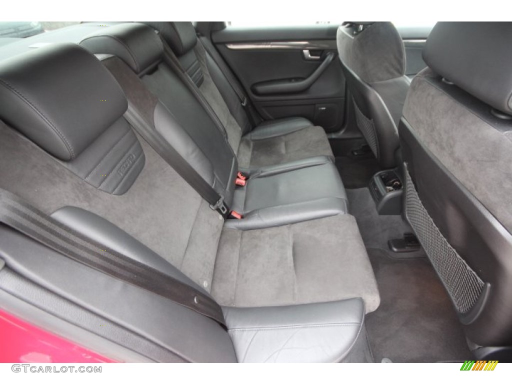 2008 Audi S4 4.2 quattro Sedan Rear Seat Photos
