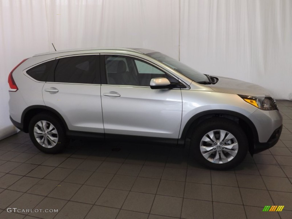 2014 CR-V EX-L - Alabaster Silver Metallic / Gray photo #5