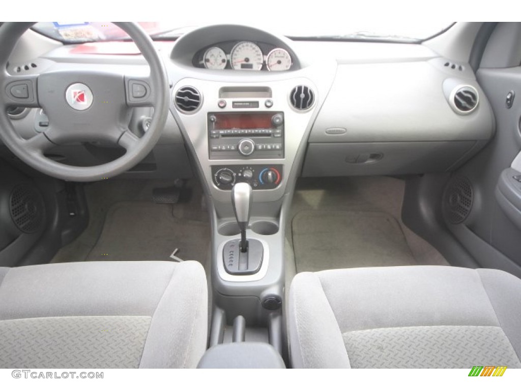 2007 Saturn ION 3 Sedan Gray Dashboard Photo #89259044
