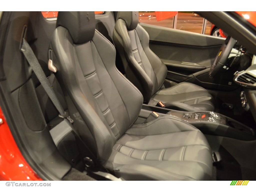 Nero Interior 2014 Ferrari 458 Spider Photo #89259808