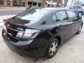 2013 Crystal Black Pearl Honda Civic Hybrid Sedan  photo #5