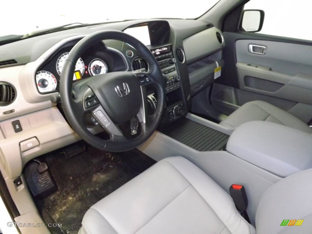 Gray Interior 2014 Honda Pilot EX-L Photo #89260276