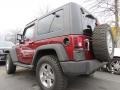 2010 Red Rock Crystal Pearl Jeep Wrangler Rubicon 4x4  photo #2