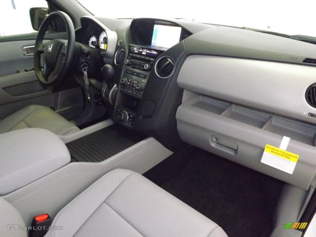 2014 Honda Pilot EX-L Gray Dashboard Photo #89260663