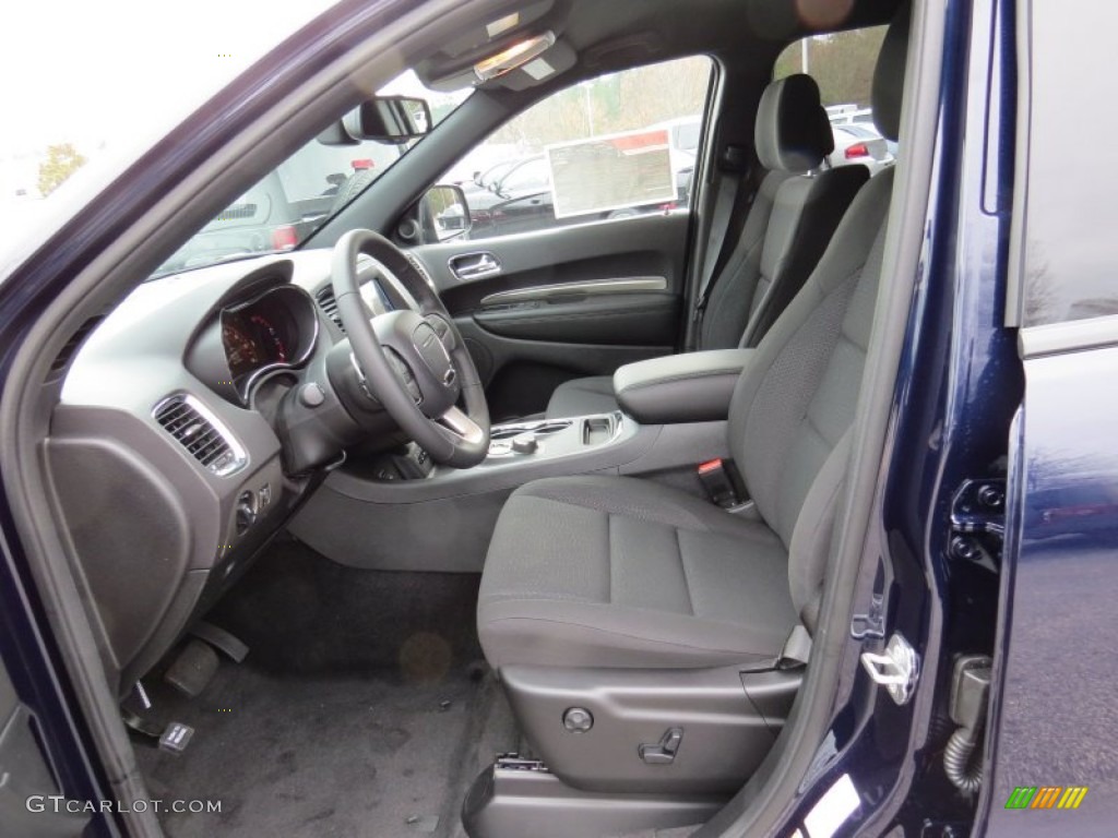 Black Interior 2014 Dodge Durango SXT Photo #89261050