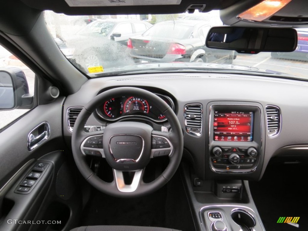 2014 Dodge Durango SXT Black Dashboard Photo #89261074