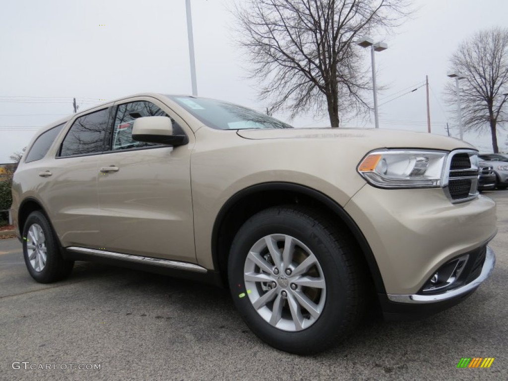 Sandstone Pearl 2014 Dodge Durango SXT Exterior Photo #89261287