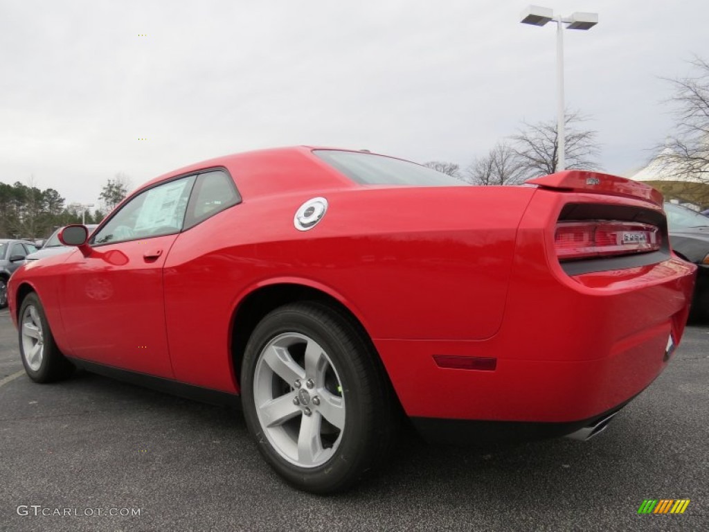 2014 Challenger R/T - TorRed / Dark Slate Gray photo #2