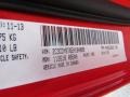  2014 Challenger R/T TorRed Color Code PR3