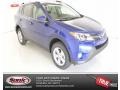 2014 Blue Crush Metallic Toyota RAV4 XLE  photo #1