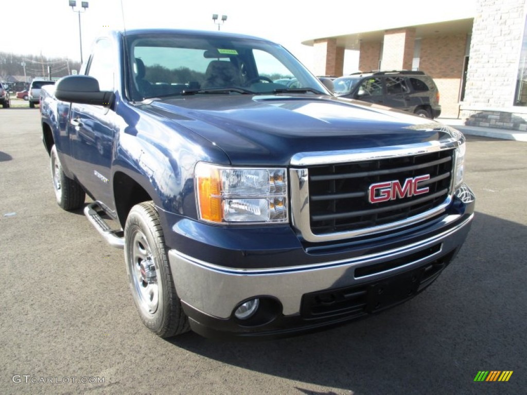 2011 Sierra 1500 Regular Cab - Midnight Blue Metallic / Dark Titanium photo #2