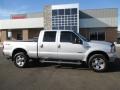 2005 Silver Metallic Ford F350 Super Duty Lariat Crew Cab 4x4 #89243314