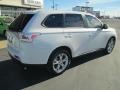 2014 Diamond White Pearl Mitsubishi Outlander SE S-AWC  photo #7