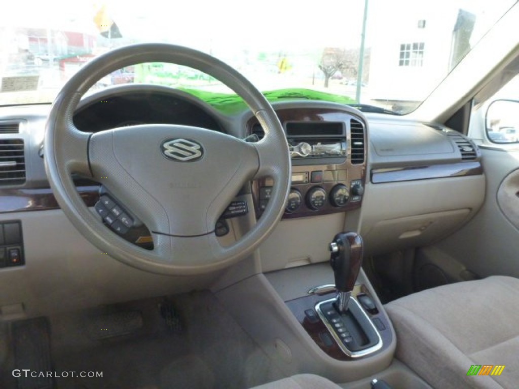 2005 Suzuki XL7 EX 4WD Beige Dashboard Photo #89266208