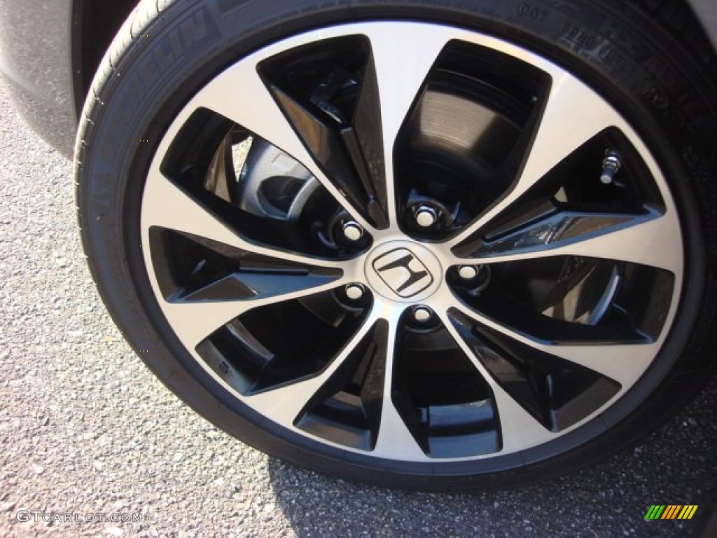 2013 Civic Si Sedan - Polished Metal Metallic / Black photo #28