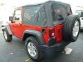 2012 Flame Red Jeep Wrangler Sport S 4x4  photo #3