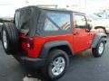 2012 Flame Red Jeep Wrangler Sport S 4x4  photo #5