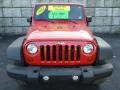 2012 Flame Red Jeep Wrangler Sport S 4x4  photo #9
