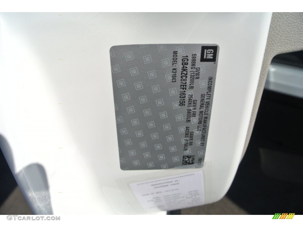 2014 Silverado 3500HD WT Crew Cab 4x4 Chassis - Summit White / Dark Titanium photo #7