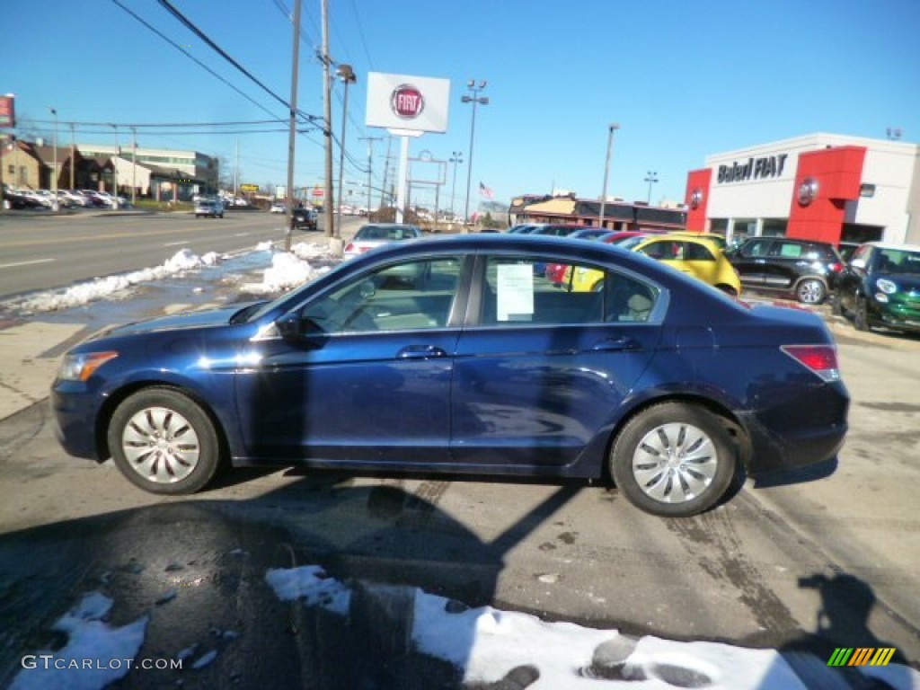2011 Accord LX Sedan - Royal Blue Pearl / Gray photo #4