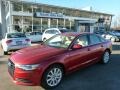 2014 Garnet Red Pearl Audi A6 3.0T quattro Sedan  photo #1