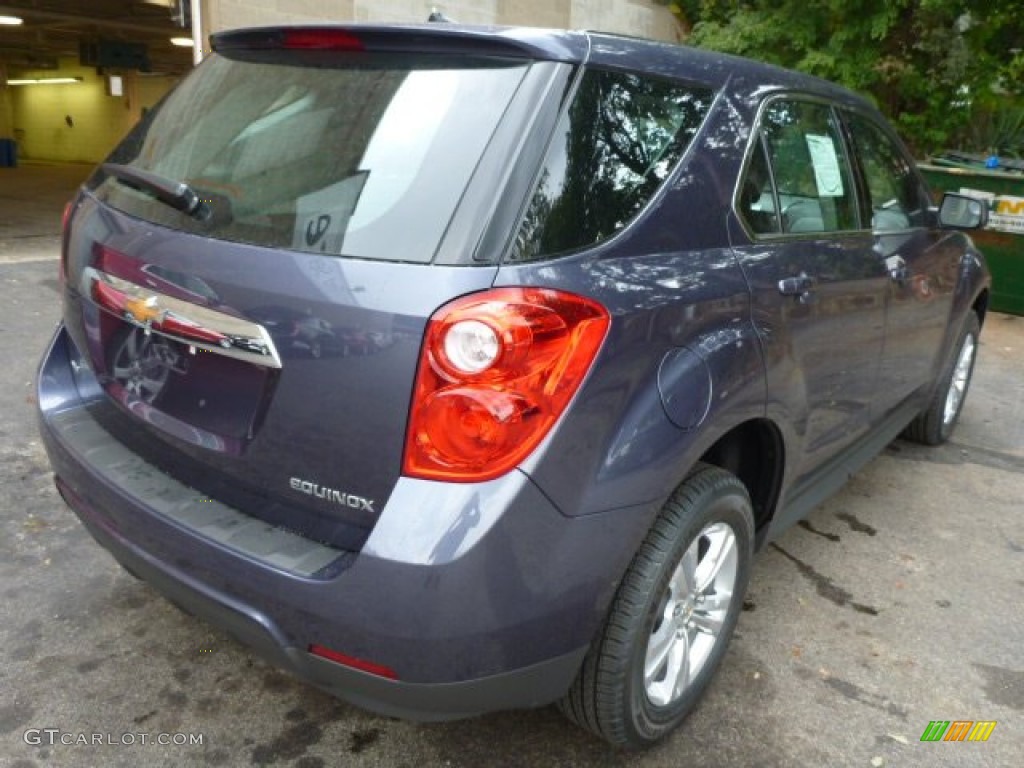 2014 Equinox LS AWD - Atlantis Blue Metallic / Jet Black photo #3