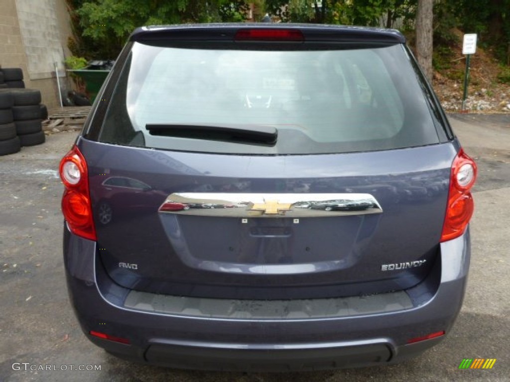 2014 Equinox LS AWD - Atlantis Blue Metallic / Jet Black photo #4