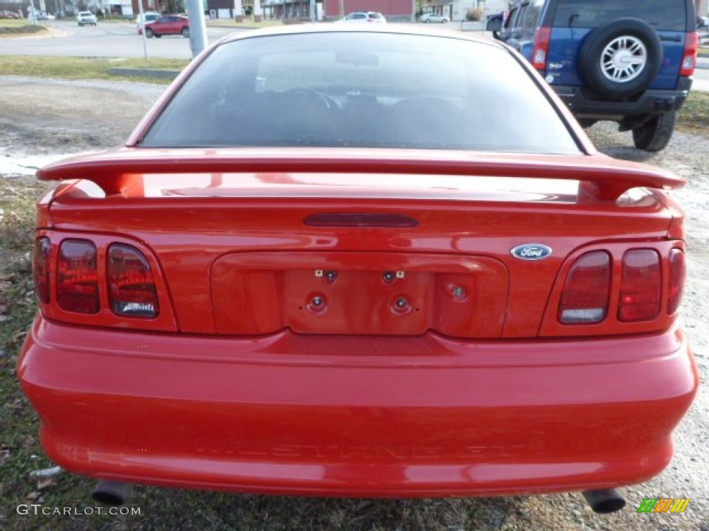 1995 Mustang GT Coupe - Rio Red / Black photo #4
