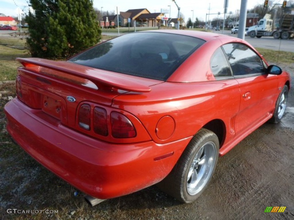 1995 Mustang GT Coupe - Rio Red / Black photo #5