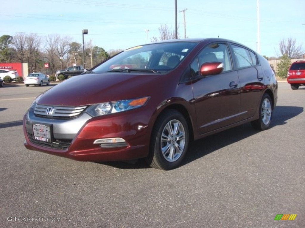 2011 Insight Hybrid EX - Crimson Red Pearl / Gray photo #1